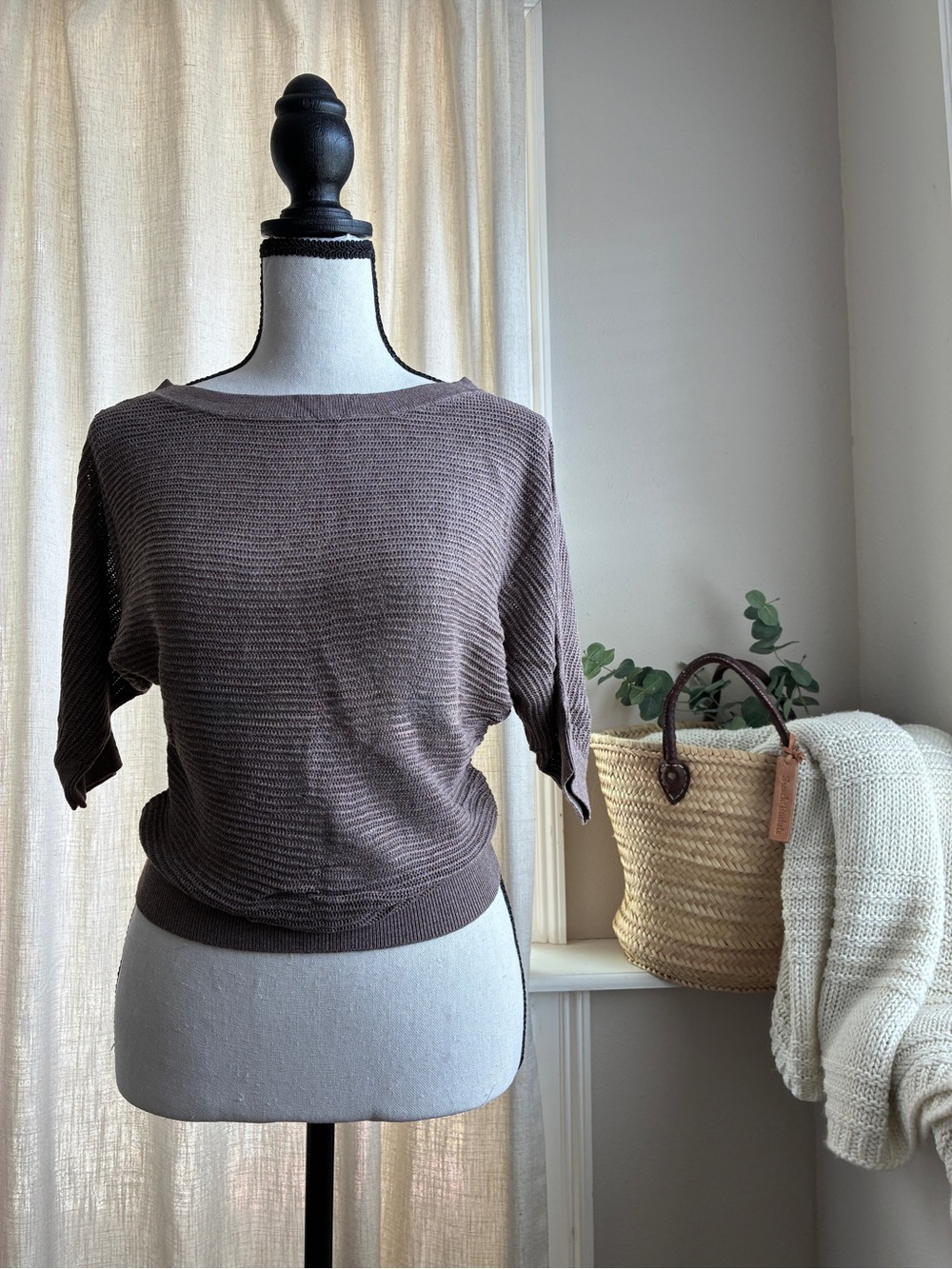 Express Mesh Knit Top